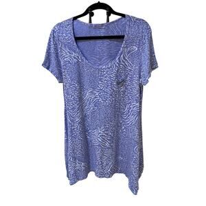 FRESH PRODUCE Size XL 100% Cotton 
Half-Moon Top 'Sierra Stripe' tunic